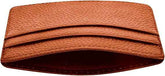 Back view of slim leather credit card holder